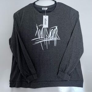 Sisley Women's Gray Long Sleeve Tee